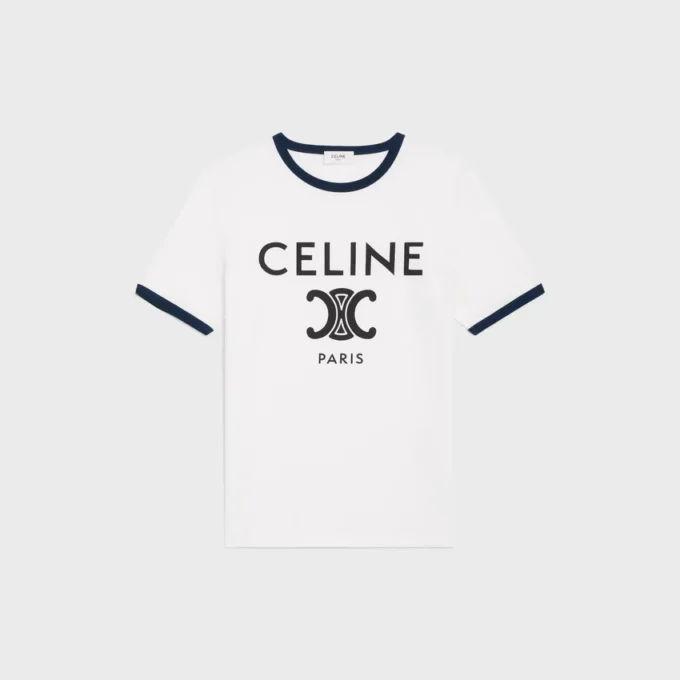 Celine Paris T-Shirt in Cotton Jersey Celine Paris T-Shirt in Cotton Jersey