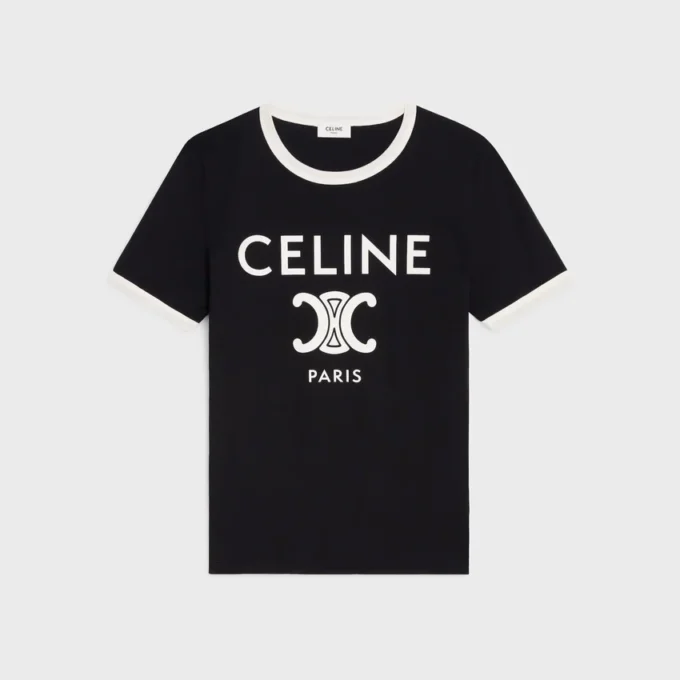 Celine Paris T-Shirt in Cotton Jersey