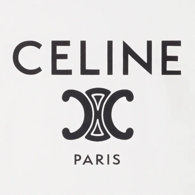 Celine Paris T-Shirt in Cotton Jersey Celine Paris T-Shirt in Cotton Jersey