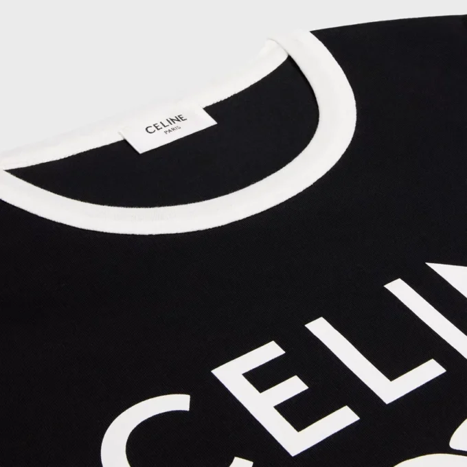 Celine Paris T-Shirt in Cotton Jersey