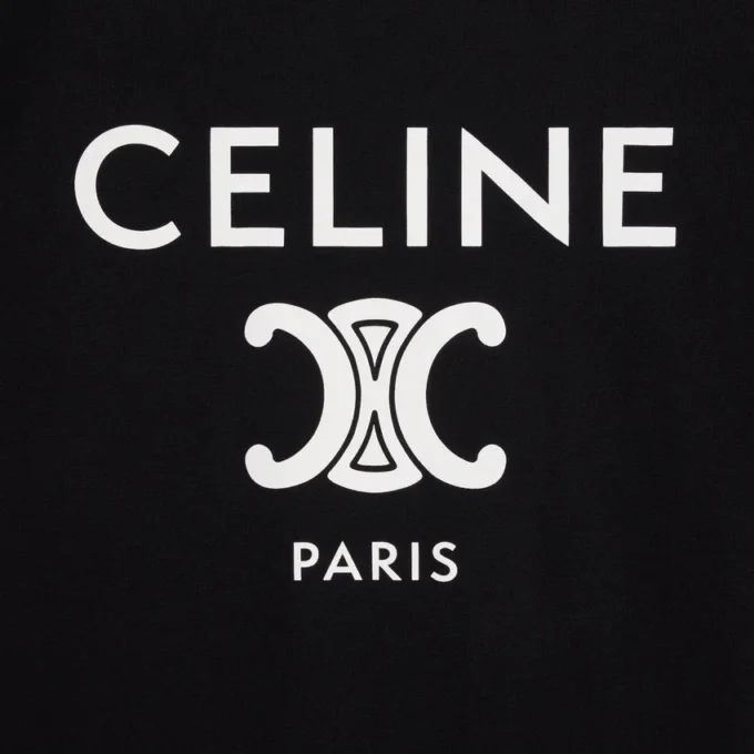 Celine Paris T-Shirt in Cotton Jersey