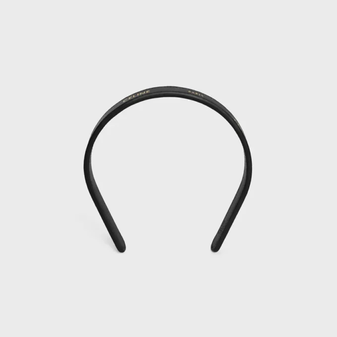 Celine Paris Thin Headband in Calfskin Celine Paris Thin Headband in Calfskin