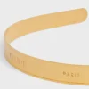 Celine Paris Thin Headband in Steel Celine Paris Thin Headband in Steel