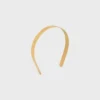 Celine Paris Thin Headband in Steel Celine Paris Thin Headband in Steel