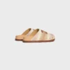 Celine Pitea Clog in Striped Cotton Textile Celine Pitea Clog in Striped Cotton Textile