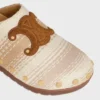 Celine Pitea Clog in Striped Cotton Textile Celine Pitea Clog in Striped Cotton Textile