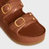 Celine Polly Wedge Mule in Calfskin Celine Polly Wedge Mule in Calfskin