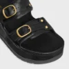 Celine Polly Wedge Mule in Calfskin Celine Polly Wedge Mule in Calfskin