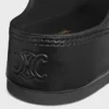 Celine Polly Wedge Mule in Calfskin Celine Polly Wedge Mule in Calfskin