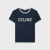 Celine Regular T-Shirt in Cotton Jersey Celine Regular T-Shirt in Cotton Jersey