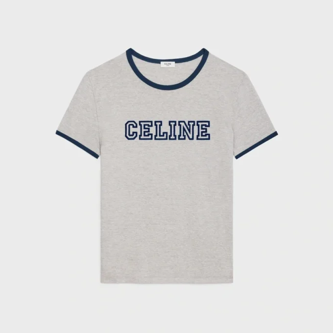 Celine Regular T-Shirt in Cotton Jersey Celine Regular T-Shirt in Cotton Jersey