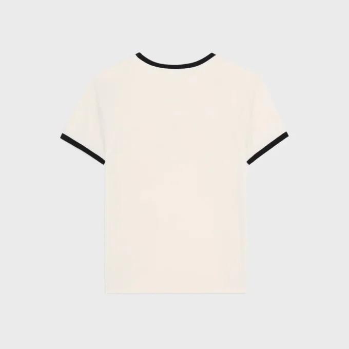 Celine Regular T-Shirt in Cotton Jersey Celine Regular T-Shirt in Cotton Jersey
