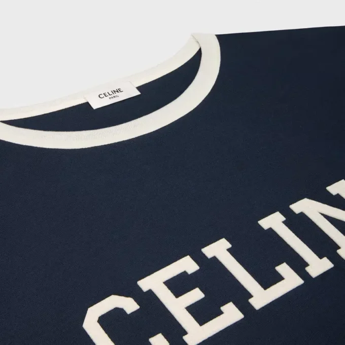 Celine Regular T-Shirt in Cotton Jersey Celine Regular T-Shirt in Cotton Jersey