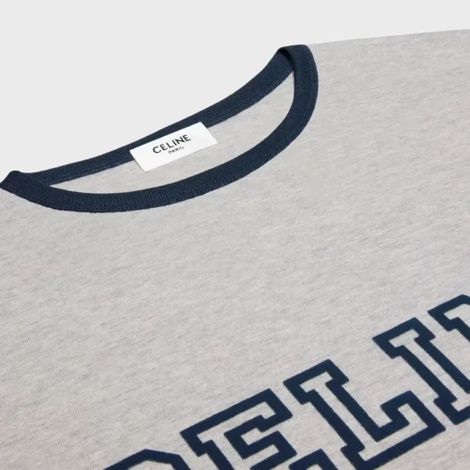 Celine Regular T-Shirt in Cotton Jersey Celine Regular T-Shirt in Cotton Jersey