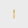 Celine Ribbon Small Cuff in Brass with Gold Finish Celine Ribbon Small Cuff in Brass with Gold Finish
