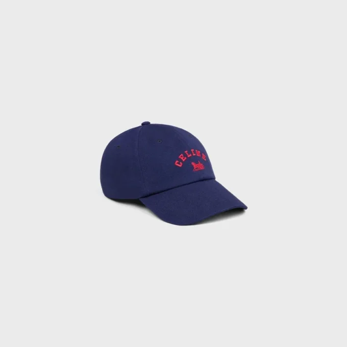 Celine Richelieu Cap in Cotton Twill