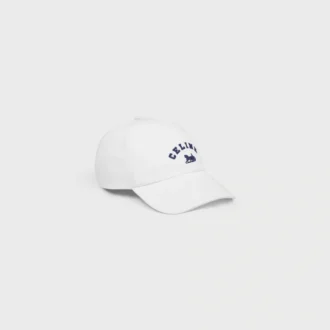 Celine Richelieu Cap in Cotton Twill