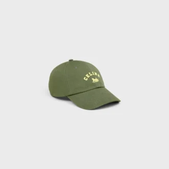 Celine Richelieu Cap in Cotton Twill