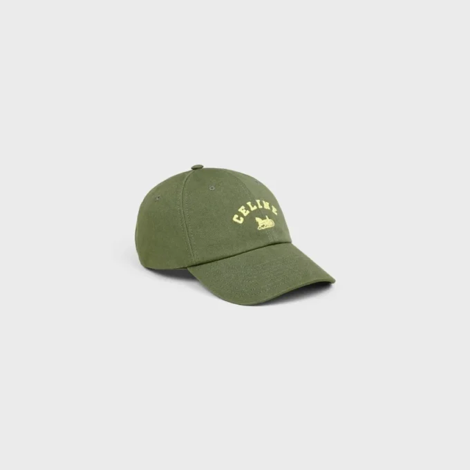Celine Richelieu Cap in Cotton Twill