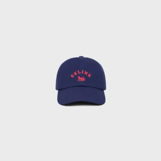 Celine Richelieu Cap in Cotton Twill