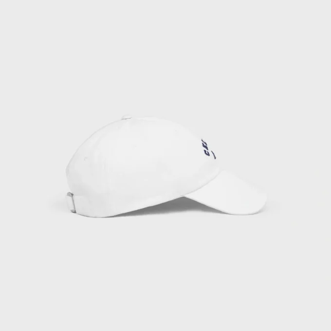 Celine Richelieu Cap in Cotton Twill