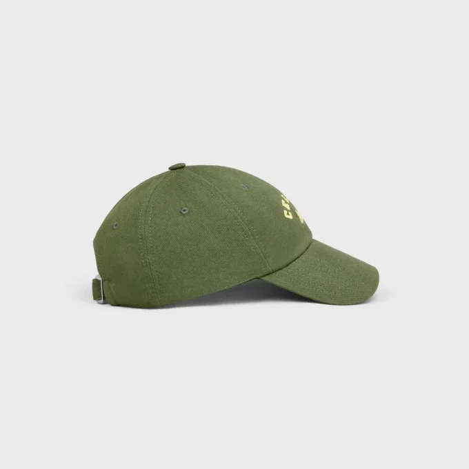 Celine Richelieu Cap in Cotton Twill