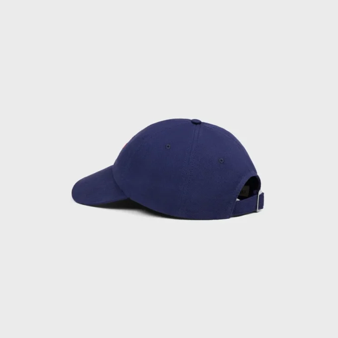 Celine Richelieu Cap in Cotton Twill