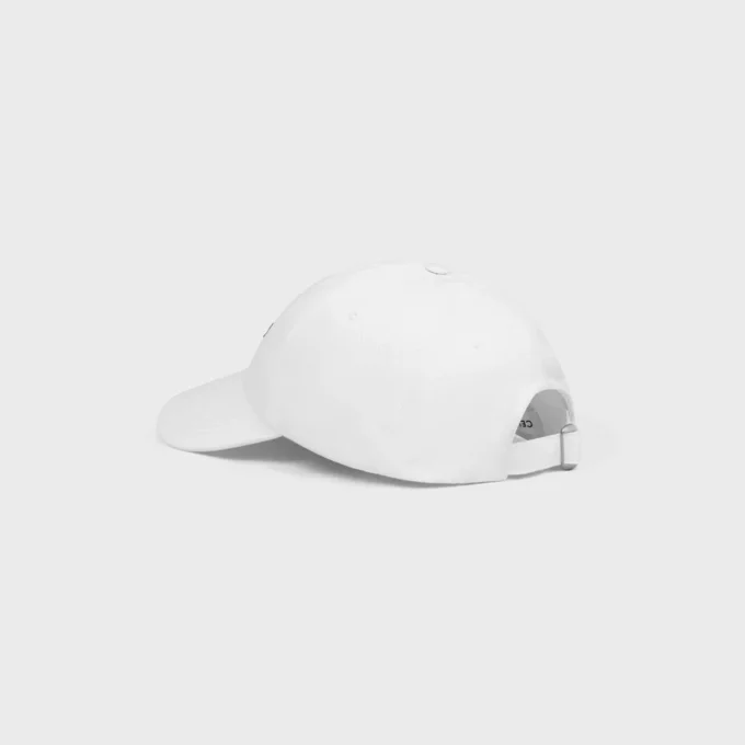 Celine Richelieu Cap in Cotton Twill