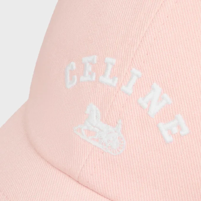 Celine Richelieu Cap in Cotton Twill