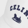 Celine Richelieu Cap in Cotton Twill