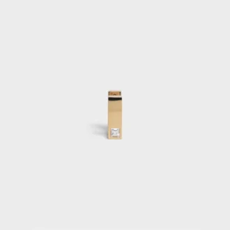 Celine Sentimental Square Earring in Yellow Gold and Diamond Celine Sentimental Square Earring in Yellow Gold and Diamond