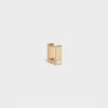 Celine Sentimental Square Earring in Yellow Gold and Diamond