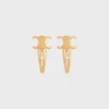 Celine Set of 2 Snap Hair Clips in Brass with Gold Finish and Steel Celine Set of 2 Snap Hair Clips in Brass with Gold Finish and Steel