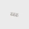 Celine Set of 3 Mini Hair Claws in Brass with Rhodium Finish and Steel Celine Set of 3 Mini Hair Claws in Brass with Rhodium Finish and Steel