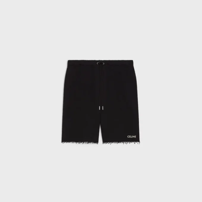 Celine Shorts in Cotton Fleece Celine Shorts in Cotton Fleece