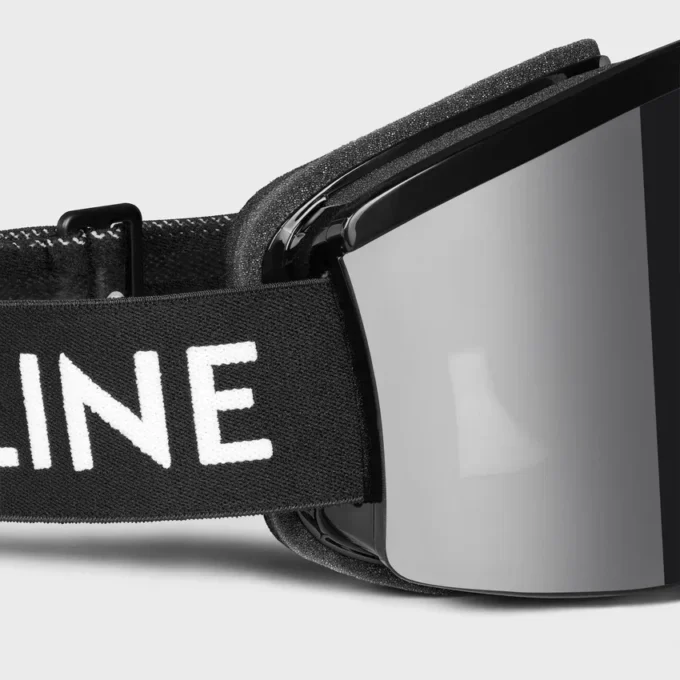 Celine Ski Mask in Injected Nylon with Mirror Lenses Celine Ski Mask in Injected Nylon with Mirror Lenses
