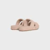 Celine Slides Triomphe in Sponge Fabric Celine Slides Triomphe in Sponge Fabric