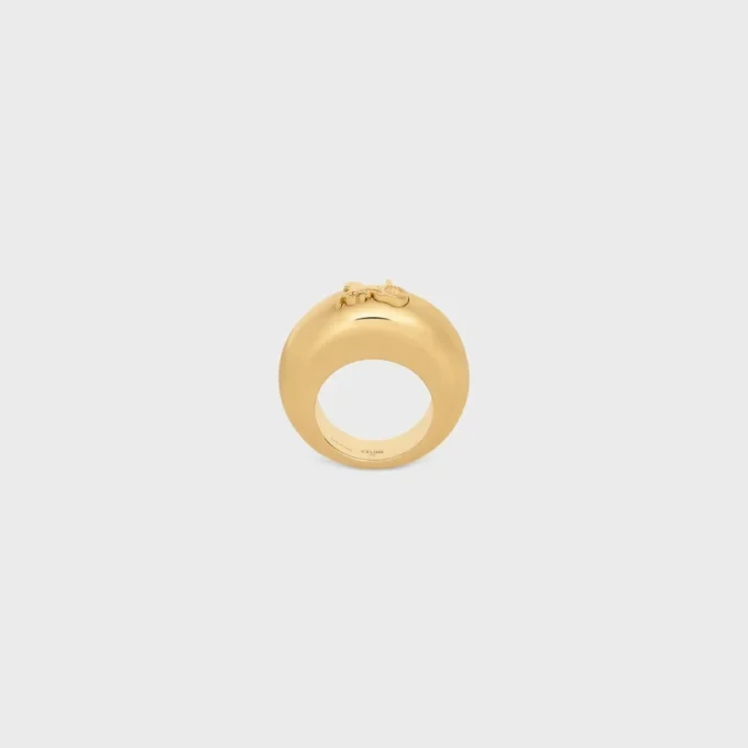 Celine Sulky Ring in Brass with Gold Finish Celine Sulky Ring in Brass with Gold Finish