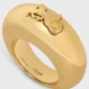 Celine Sulky Ring in Brass with Gold Finish Celine Sulky Ring in Brass with Gold Finish
