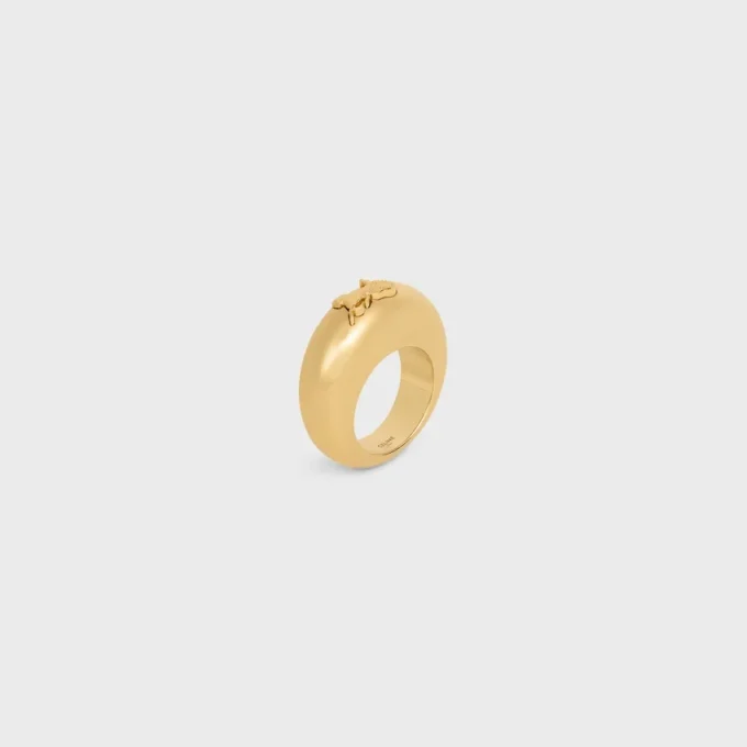 Celine Sulky Ring in Brass with Gold Finish Celine Sulky Ring in Brass with Gold Finish