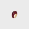 Celine Sulky Ring in Enamel and Brass with Gold Finish Celine Sulky Ring in Enamel and Brass with Gold Finish