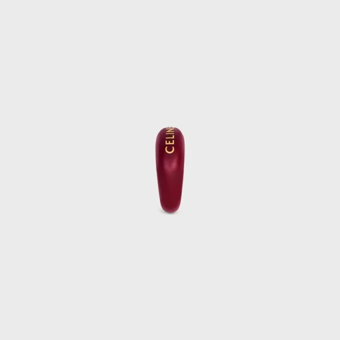 Celine Sulky Ring in Enamel and Brass with Gold Finish Celine Sulky Ring in Enamel and Brass with Gold Finish