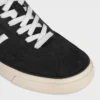 Celine Sunset Low Lace-Up Sneaker in Suede Calfskin and Calfskin