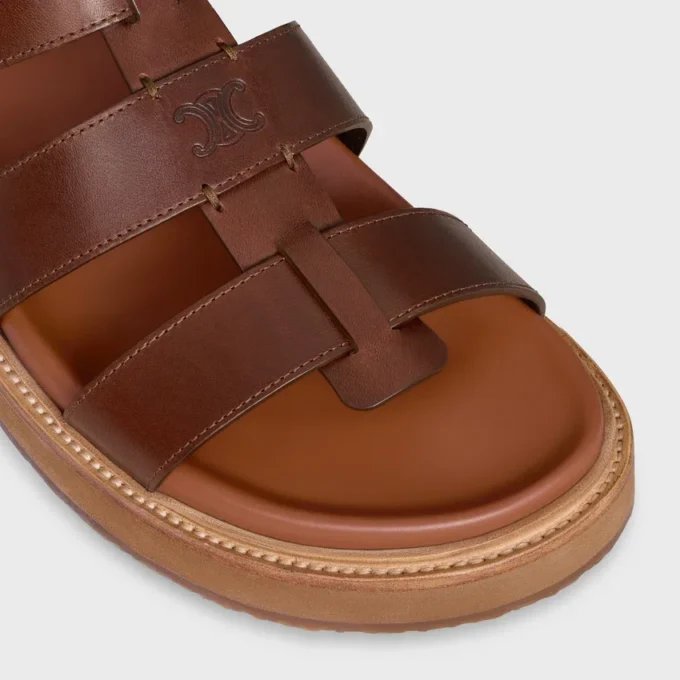 Celine Tippi Sandal in Calfskin – Vegetal Tanning