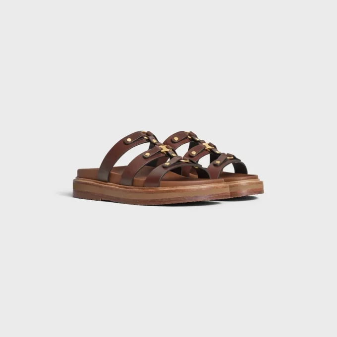 Celine – Tippi Slide in Calfskin – Vegetal Tanning Celine – Tippi Slide in Calfskin – Vegetal Tanning