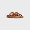 Celine – Tippi Slide in Embroidered Calfskin Celine – Tippi Slide in Embroidered Calfskin