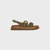 Celine – Tippi Triomphe Sandal in Suede Calfskin Celine – Tippi Triomphe Sandal in Suede Calfskin