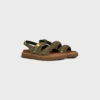 Celine – Tippi Triomphe Sandal in Suede Calfskin Celine – Tippi Triomphe Sandal in Suede Calfskin