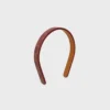 Celine Toile Triomphe Thin Headband in Lambskin and Toile Triomphe Celine Toile Triomphe Thin Headband in Lambskin and Toile Triomphe