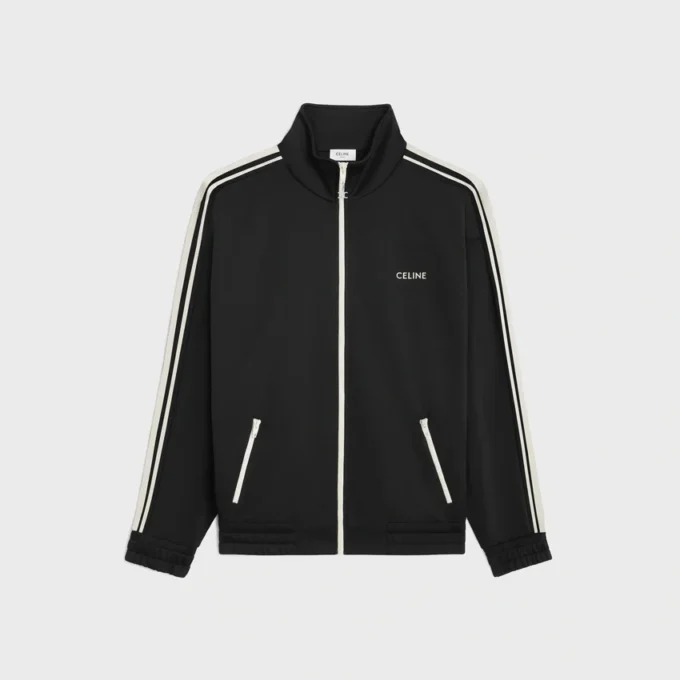 Celine Tracksuit Jacket in Double Face Jersey Celine Tracksuit Jacket in Double Face Jersey